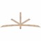 Ekena Millwork Alberta Smooth Timber Gable Bracket, Douglas Fir, 84"W x 31"H x 1 1/2"D x 3 1/2"F, 9/12 Pitch GBW084X31X0204ALB00SDF - alternate 1